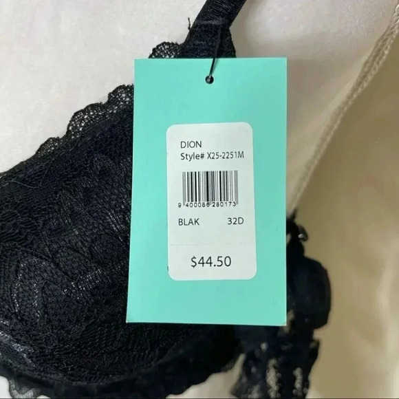 FREDERICK'S OF HOLLYWOOD DION OFF-THE-SHOULDER BRA Size 32 D NWT - Picture 2 of 6